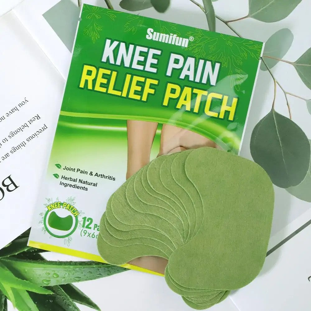 EEEM™-12 pcs Knee patch-Wormwood Extract For Joint Pain Relief, Arthritis, Sprains,Knee pain.