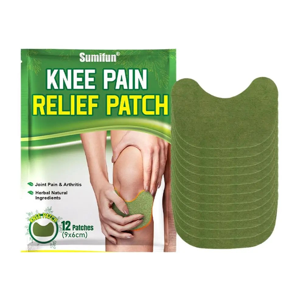 EEEM™-12 pcs Knee patch-Wormwood Extract For Joint Pain Relief, Arthritis, Sprains,Knee pain.