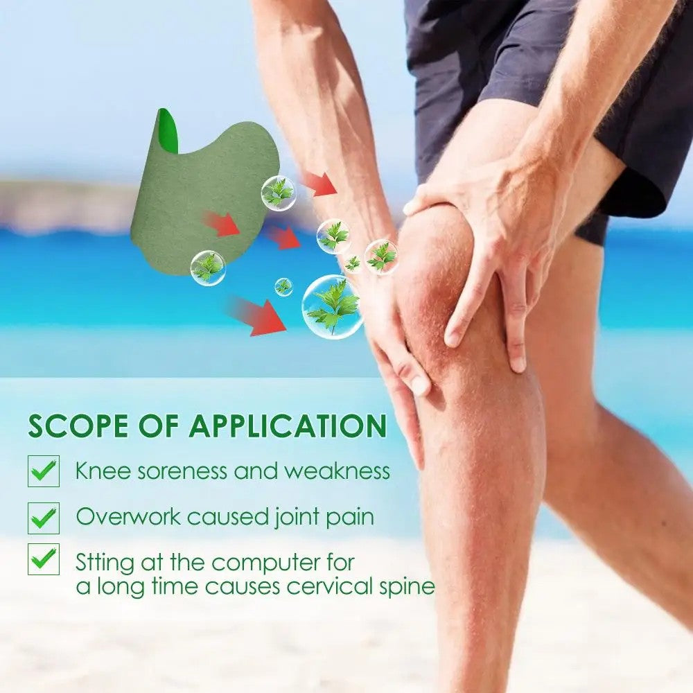 EEEM™-12 pcs Knee patch-Wormwood Extract For Joint Pain Relief, Arthritis, Sprains,Knee pain.